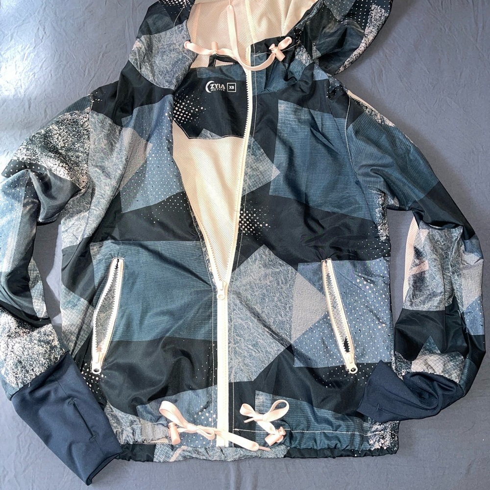 ZYIA- Radical pattern Bomber Jacket